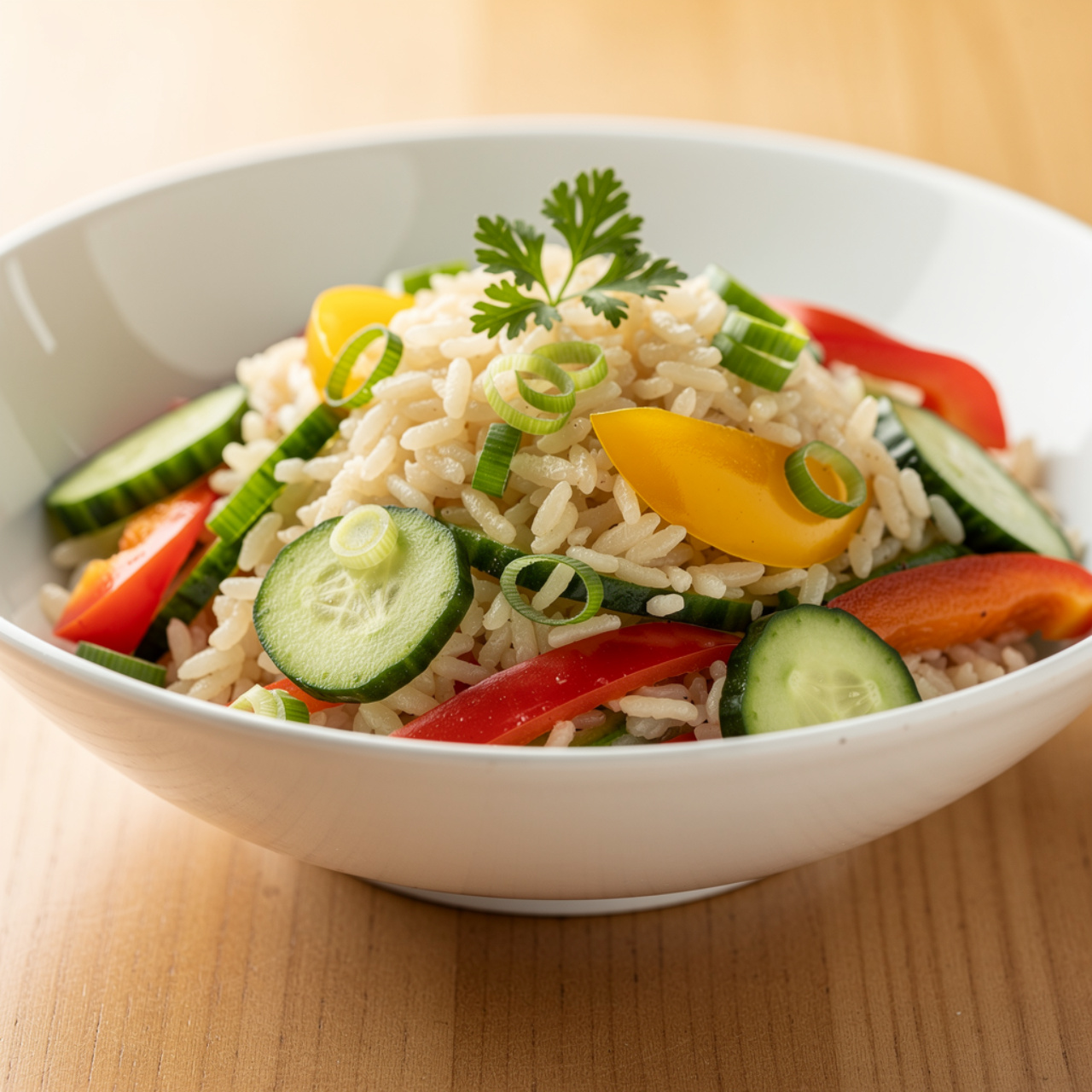 Bang Bang Crispy Rice Salad (Cold Rice Salad Recipe)